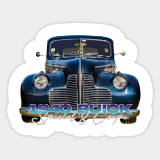 Restored 1940 Buick Special 8 Coupe Sticker